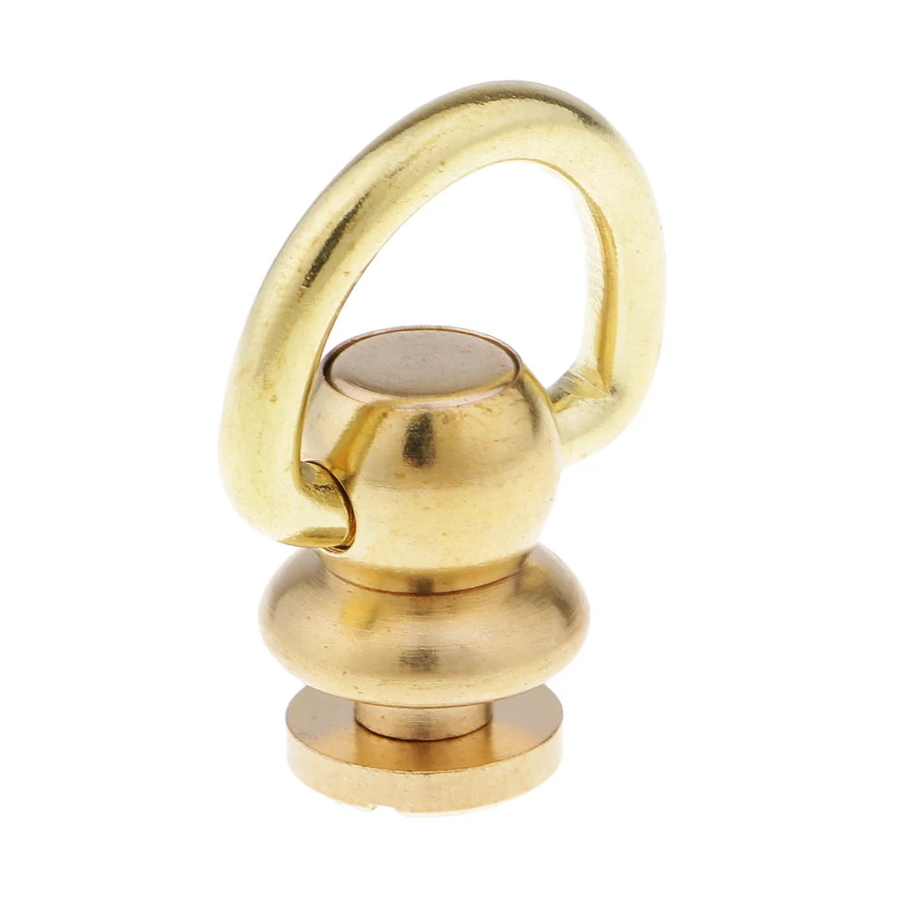 Латунный шаровой столб с D заклепками шпилька Чикаго Пряжка для кожаного ремесла