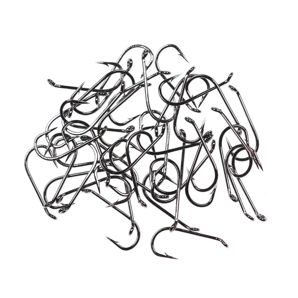 Стандартный Крючок для мушек с зазубриной 20 шт. традиционных классических сухих