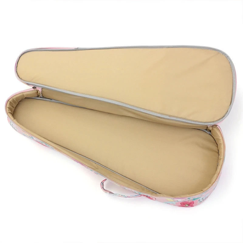 Укулеле Сумка Рюкзак Сумочка розовый цветок 12 мм утолщаются сопрано концертный