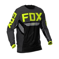 summer pro fox long sleeve downhill motorcycle cycling suit mountain bike breathable mens clothing