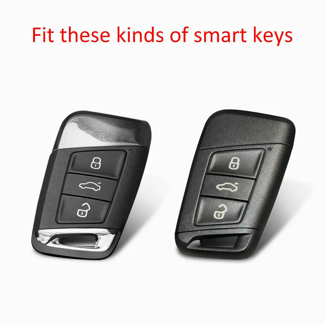 

Carbon Fiber Pattern Remote Key FOB Cover Case Jetta Passat Golf 3 Button