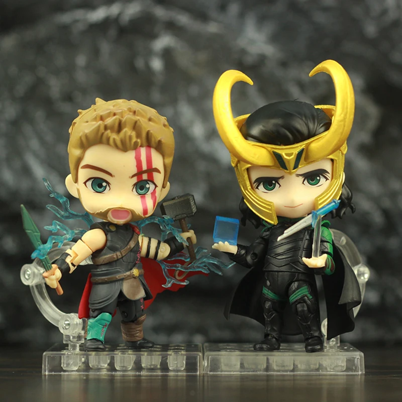 

Ragnarok 863 Thor Rocky 866 Q Version Movable Face Doll Action Figure Finished Product Toys