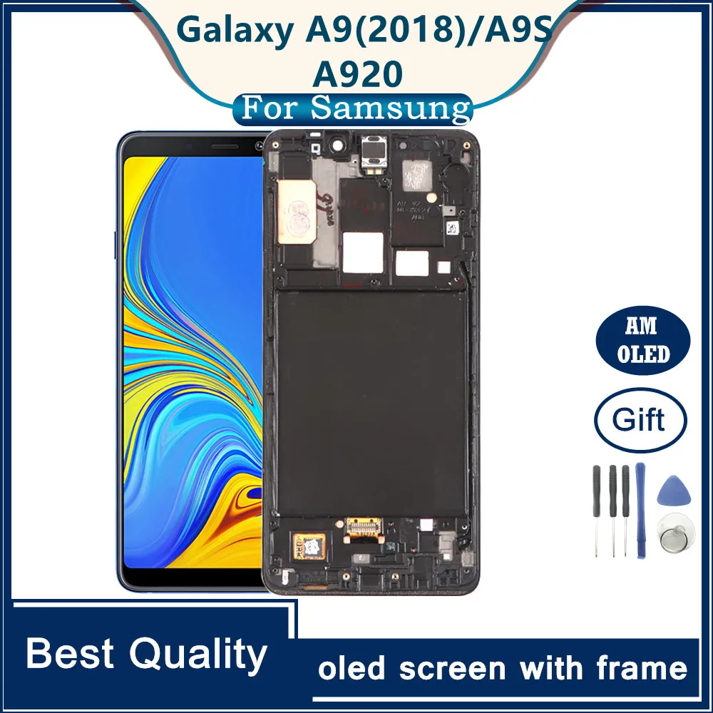 

High Quality oled for samsung A9 2018 A9s Lcd For Samsung Galaxy A10s M10 LCD Display Touch Screen Assembly For Samsung A920F