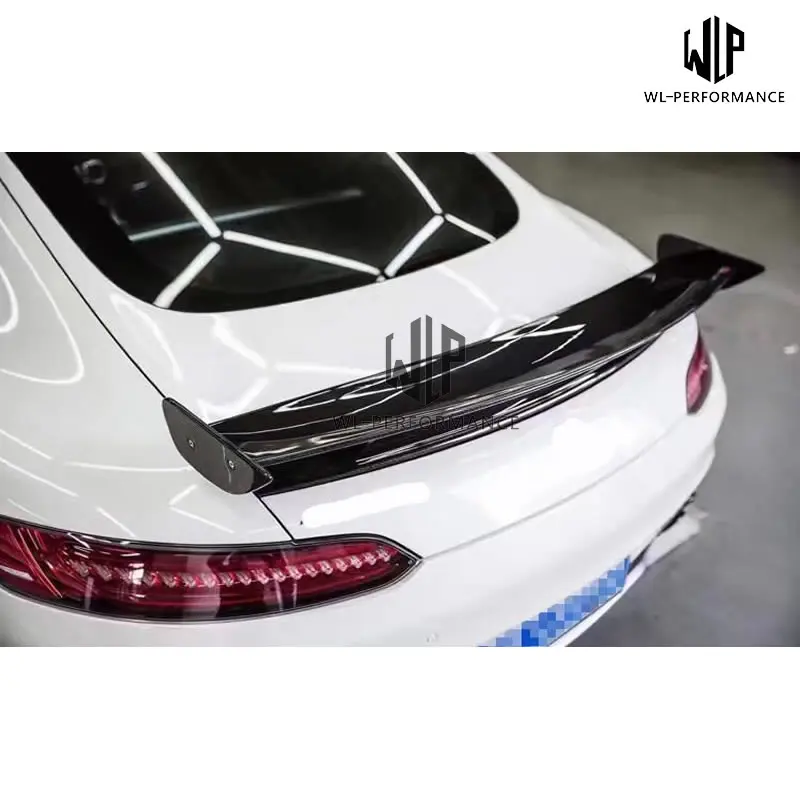 Автомобильный Стайлинг AMG GT GTS передний бампер из углеродного волокна задний