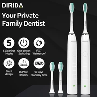 new s 100w adult sonic toothbrush rechargeable waterproof electric toothbrush deep clean teeth with 2 brush heads oral care