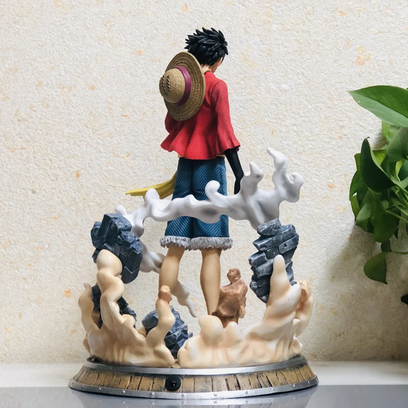 

Anime ONE PIECE 38CM Vinsmoke Sanji 39CM Roronoa Zoro 36CM Monkey D. Luffy PVC Action Figure Collectible Christmas gifts