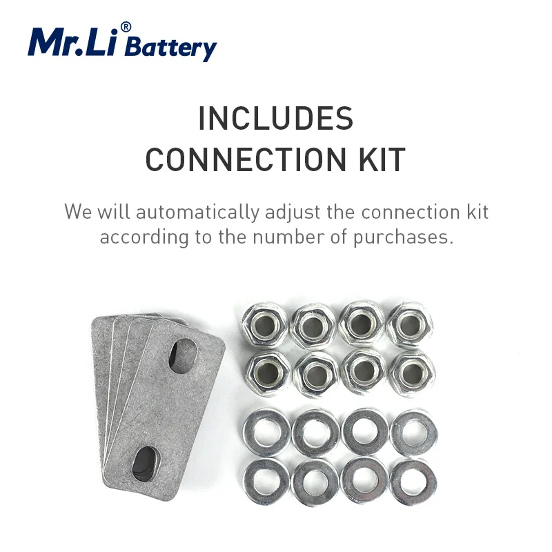 

Mr.Li 8pcs 3.2V 30Ah LiFePO4 Battery Cell 30000mAh Lithium Iron Phosphate Deep Cycles for Diy 12V 24V 36V 48 golf trolley carts