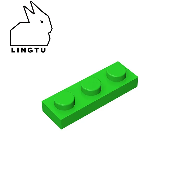 LINGTU строительный блок для бренда Fro Lego 3623 1x3 пластин Развивающие детские