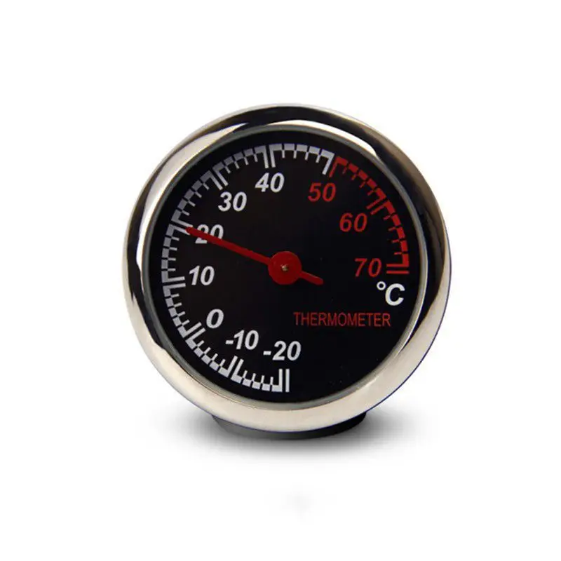 

Mini Car Automobile Digital Clock Auto Watch Automotive Decoration Ornament In Car Accessories:Thermometer
