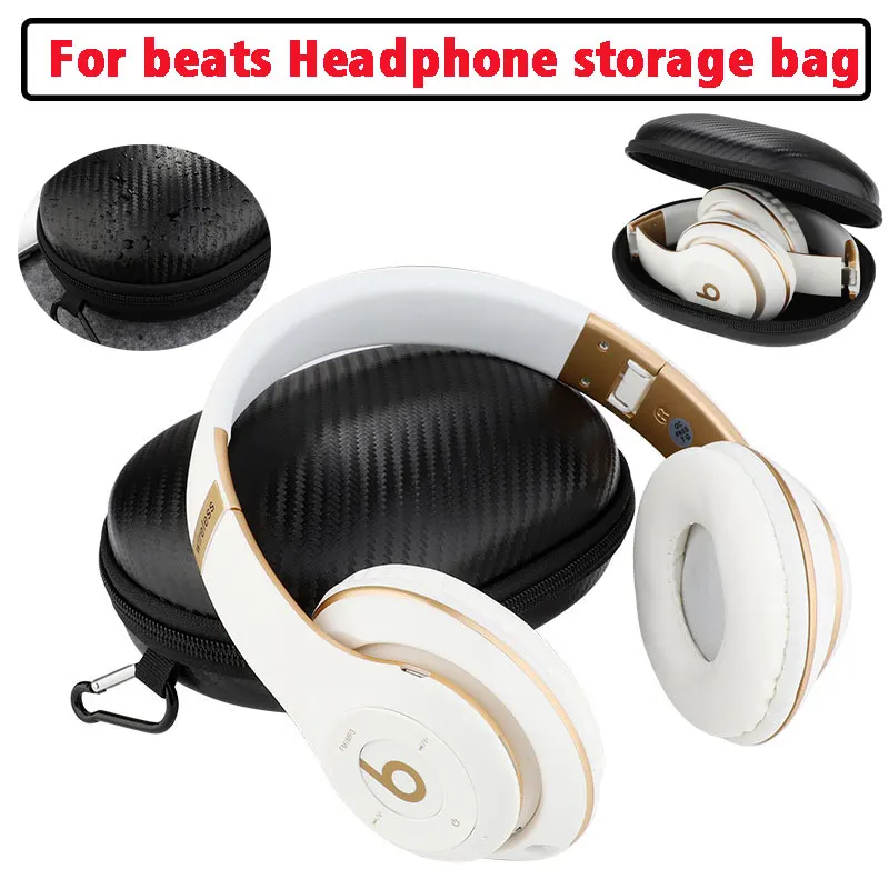 

For beats studio3 headphone bag wireless2 Bluetooth headset bag case convenient anti-pressure protection Travel Portable case