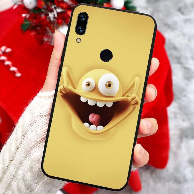 

3D cartoon funny face fashion design high quality Phone Case funda For Xiaomi Redmi note 7 8 9 t k30 max3 9 s 10 pro lite