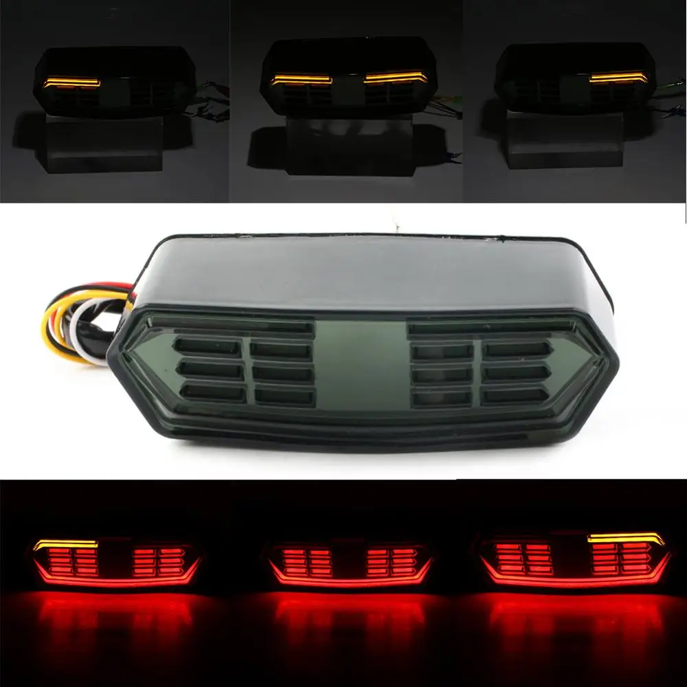 Светодиодный тормозной сигнал для мотоцикла встроенный поворотный Honda Grom 125 MSX125