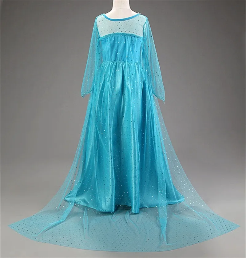 Детское длинное платье для девочки причудлинный костюм на Хэллоуин и Рождество