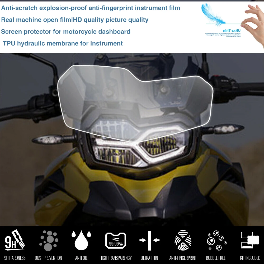 

Для BMW R1250 R 1250 GS R1250GS Приключения ADV 2018-2020 Мотоцикл головной светильник передние фары головного светильник с защитой от царапин защитная плен...