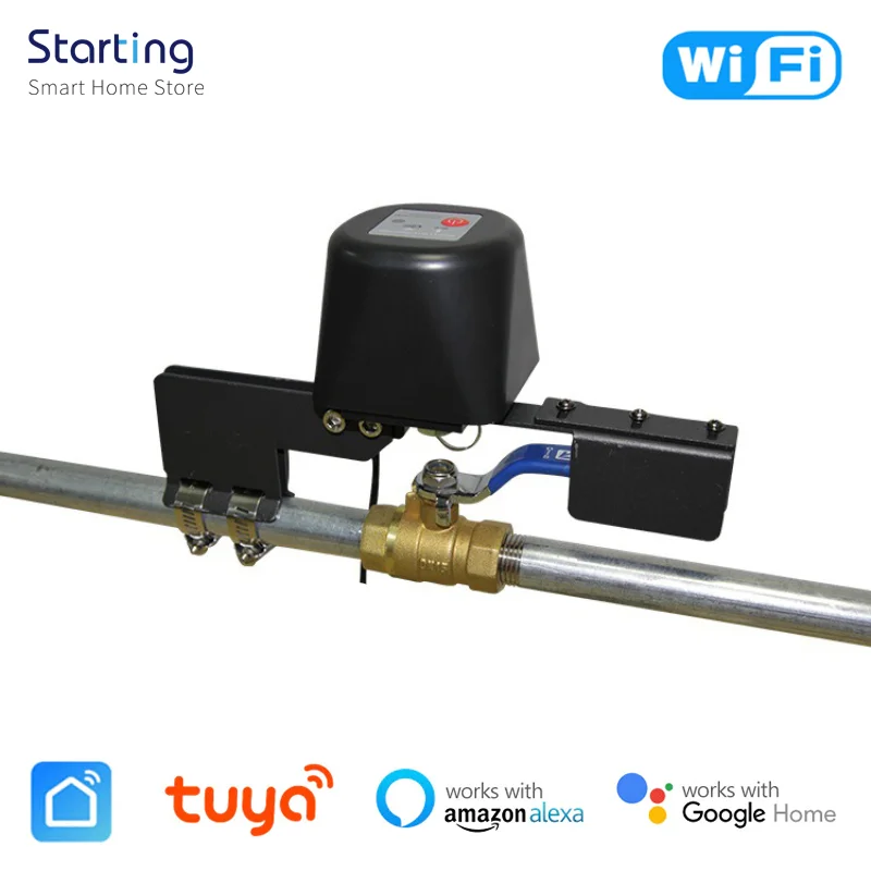 

Умный регулятор давления воды и газа Tuya, wi-fi переключатель с дистанционным управлением через приложение, работает с Alexa Google Home