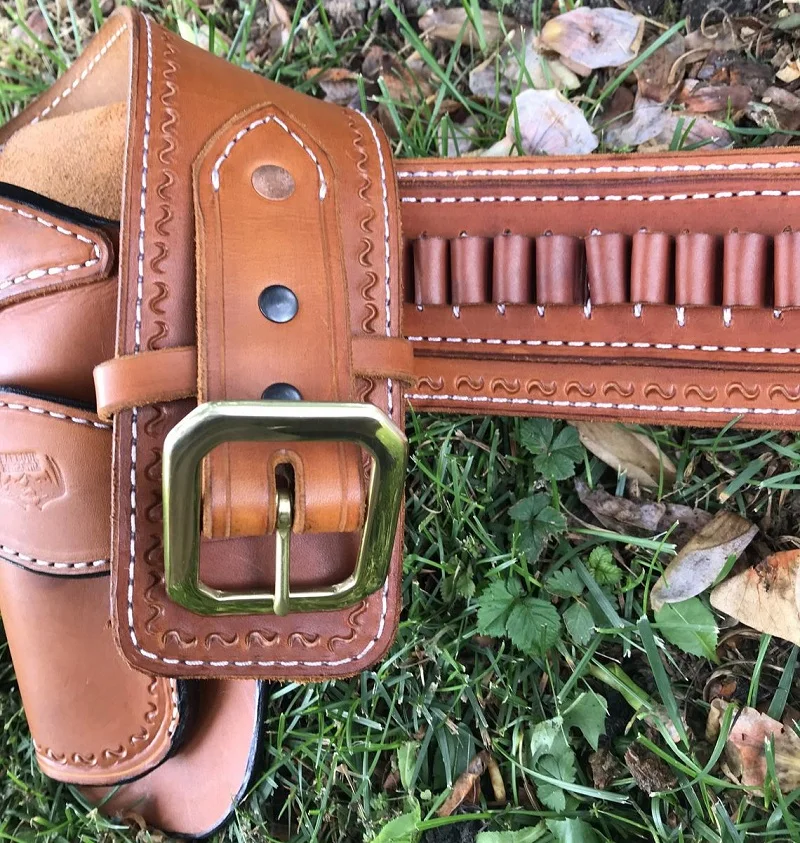 Новая кожаная Скрытая кобура револьвер в средневековом стиле Западный