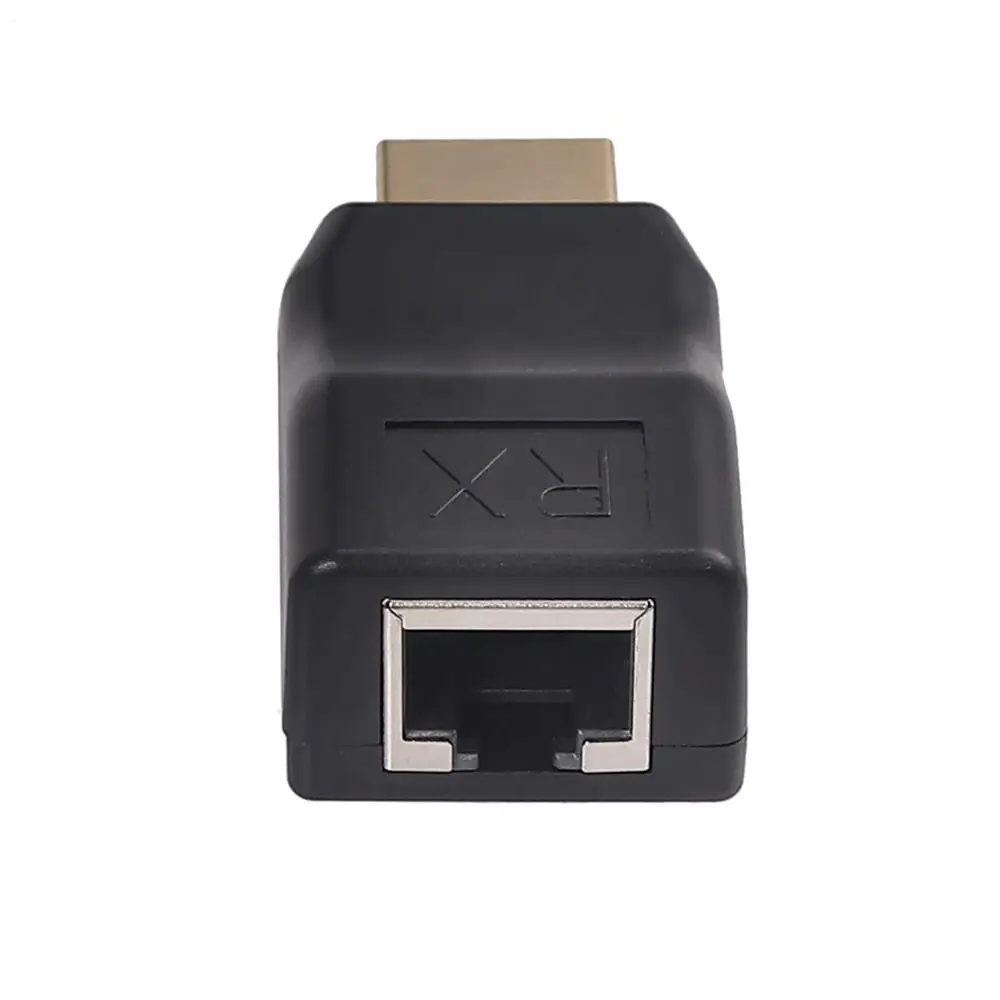 ESYNiC 2 шт. HDMI сигнала удлинитель для RJ45 по Cat 5e/6 сетевой Ethernet адаптер 1080P 4K TX & RX |