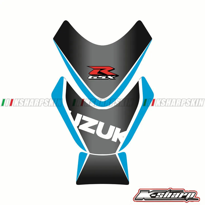 K-sharp 3D ADESIVI Sticker Decal Emblem Protection Tank Pad Cas Cap Fit SUZUKI GSXR600 750 1000 GSXR1000R | Автомобили и