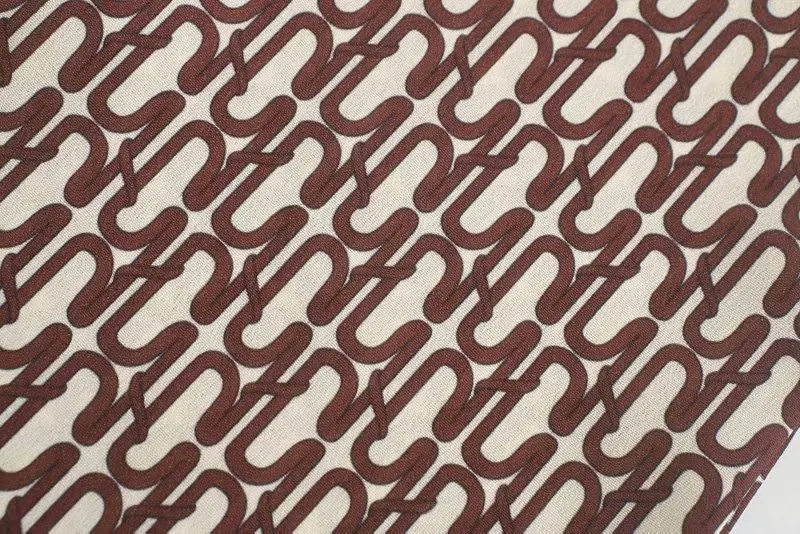 VOGUEIN Новая женская Повседневная 3/4 рукав Геометрическая Сторона Сплит кнопка