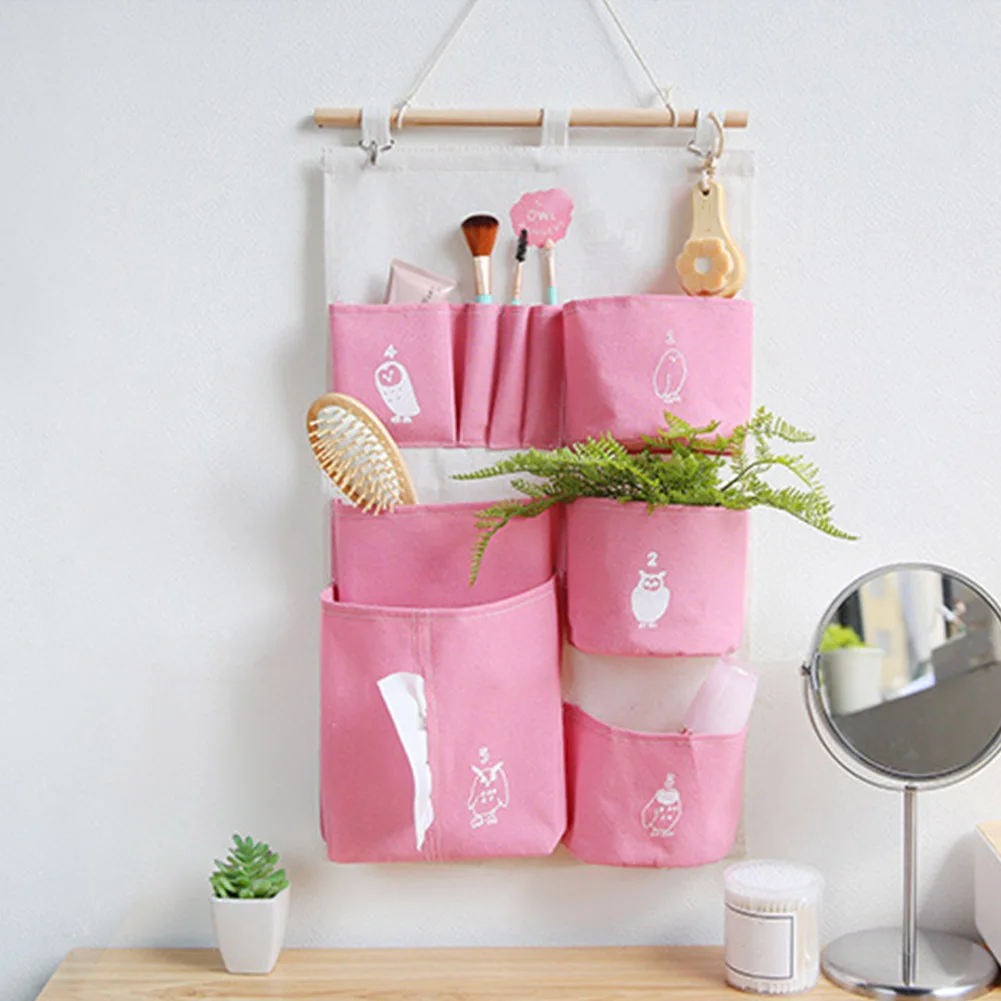 Настенный шкаф Многослойные водонепроницаемые хлопковые льняные Висячие Сумки