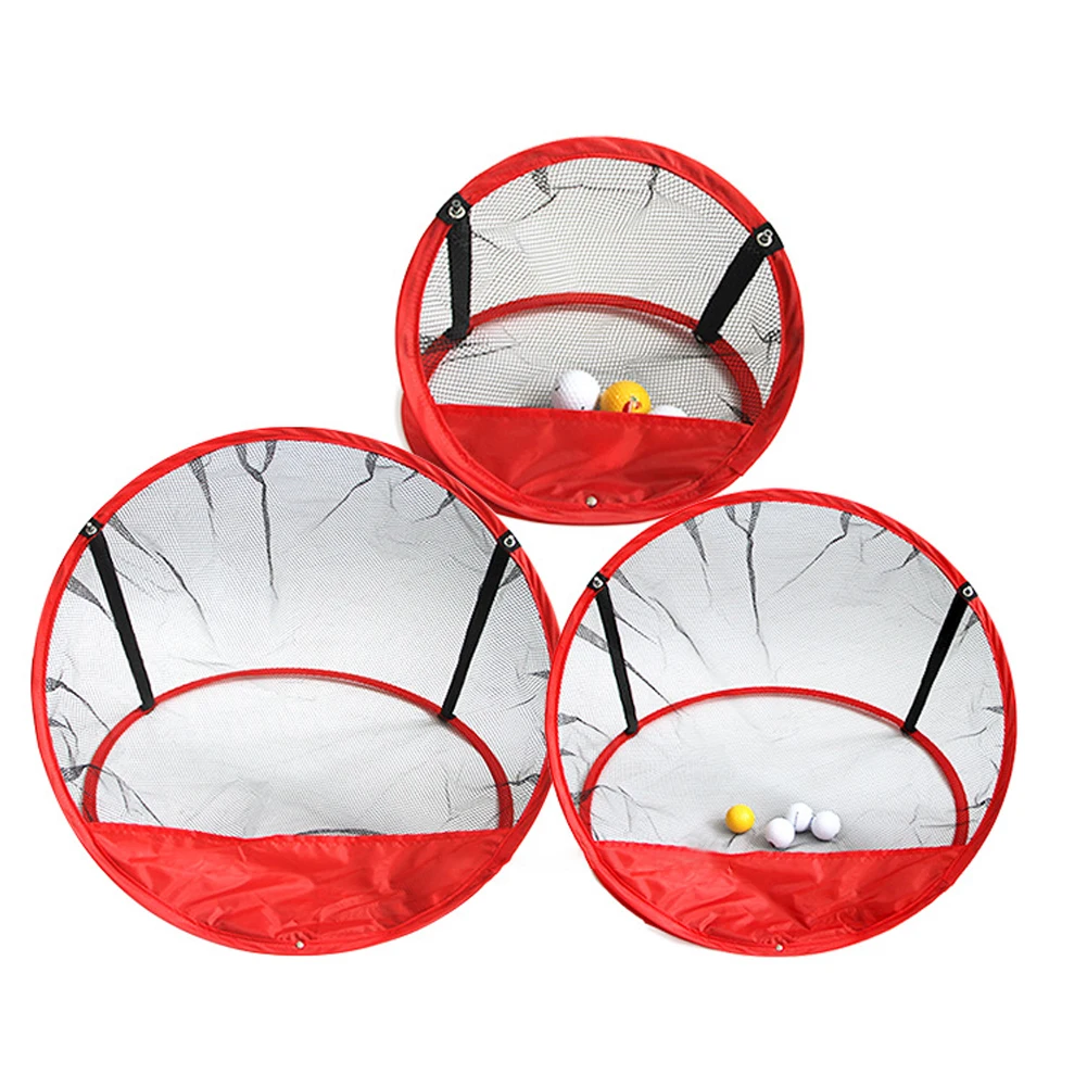 

3pcs Indoor Outdoor Practical Foldable Kids Adults Swing Game Beginners Gift Golf Chipping Net Training Aids Backyard Practice