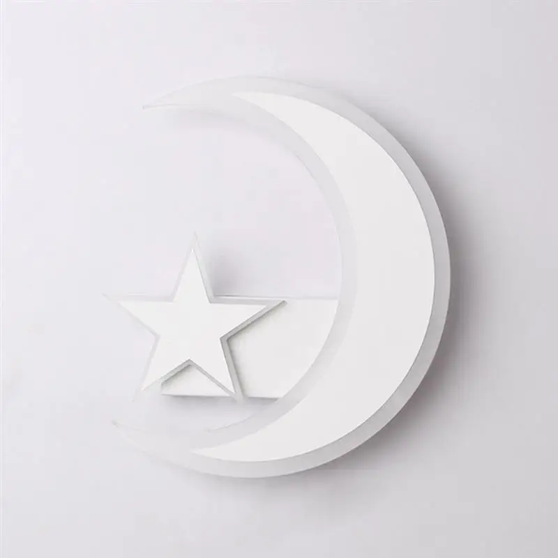

Modern LED Wall Light Simple Moon Star Bedroom Decorative Lamp Kids Room Wall Light For Home Living Room MJ1023