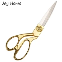 8 inch stainless steel heavy duty sewing scissors for fabric leather cutting shears diy embroidery needlework tailors scissors