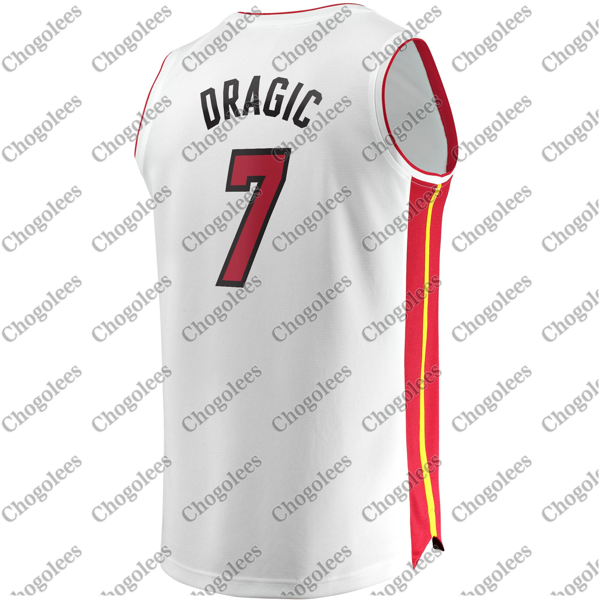 

Men Basketball Jersey Goran Dragic Miami Branded 202021 Fast Break Jersey Association Edition White