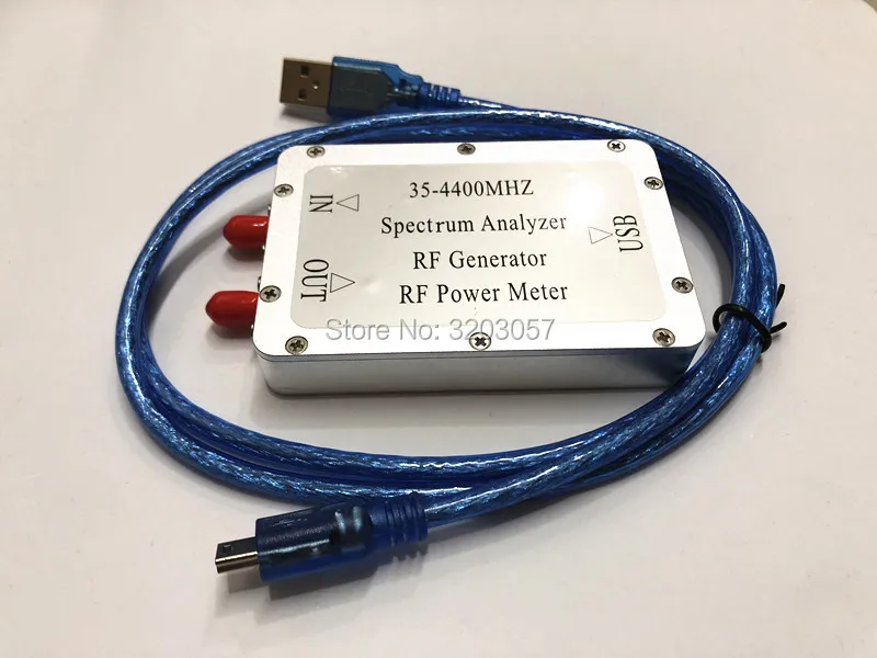 Источник радиочастотного сигнала 35 4400 МГц с USB|Защита экрана| |