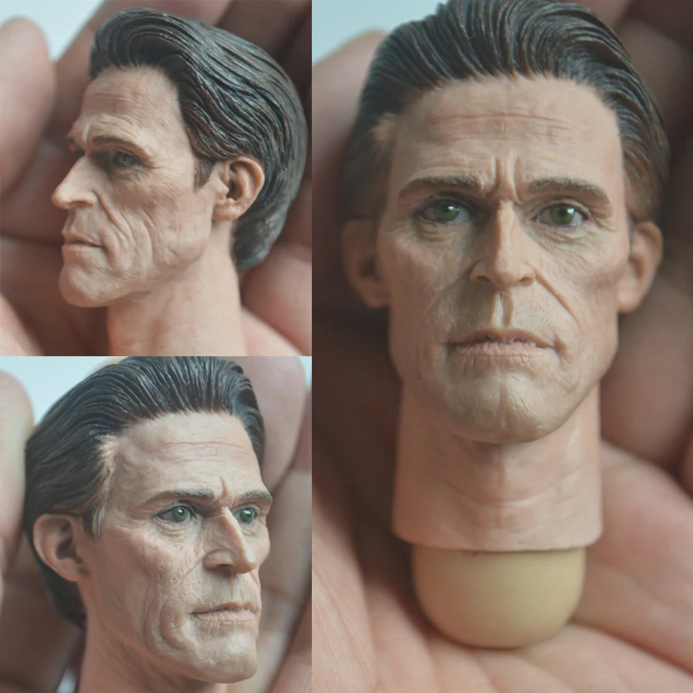 

1/6 Green Monster Willem Dafoe Head Sculpt Model Male Head Carving Fit 12'' Action Figure Body Dolls Accessories