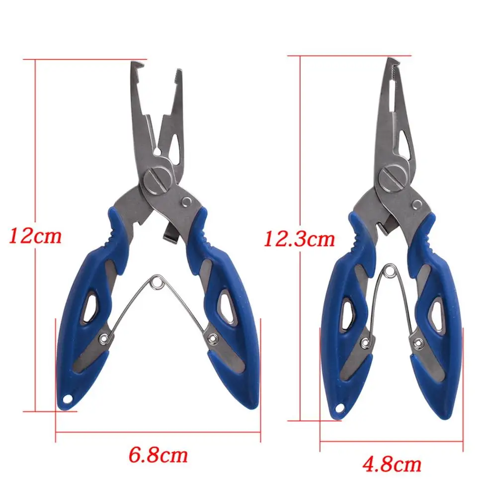 Fishing Plier Scissor Braid Line Lure Cutter Hook Remover Tackle Tool Cutting Fish Use Tongs Black Blue Orange Scissors | Спорт и