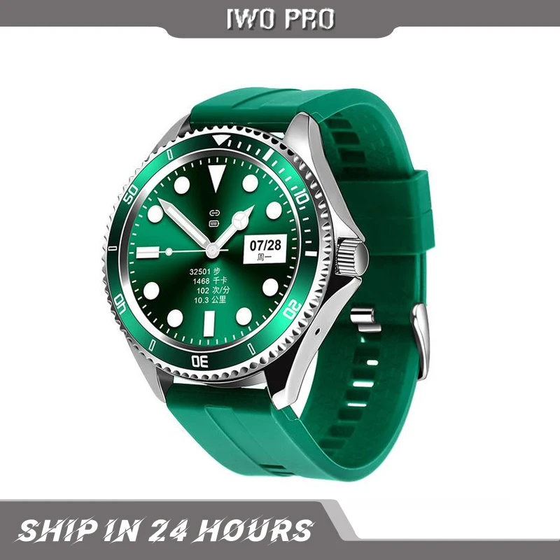 

Смарт-часы IWO PRO Z69 для мужчин и женщин, винтажные спортивные классические Смарт-часы с круглым экраном, с Bluetooth, с музыкой