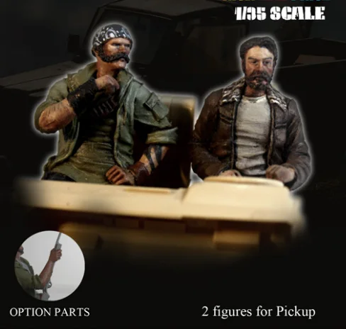 Неокрашенная полимерная фигурка выживших в масштабе 1/35 | Игрушки и хобби