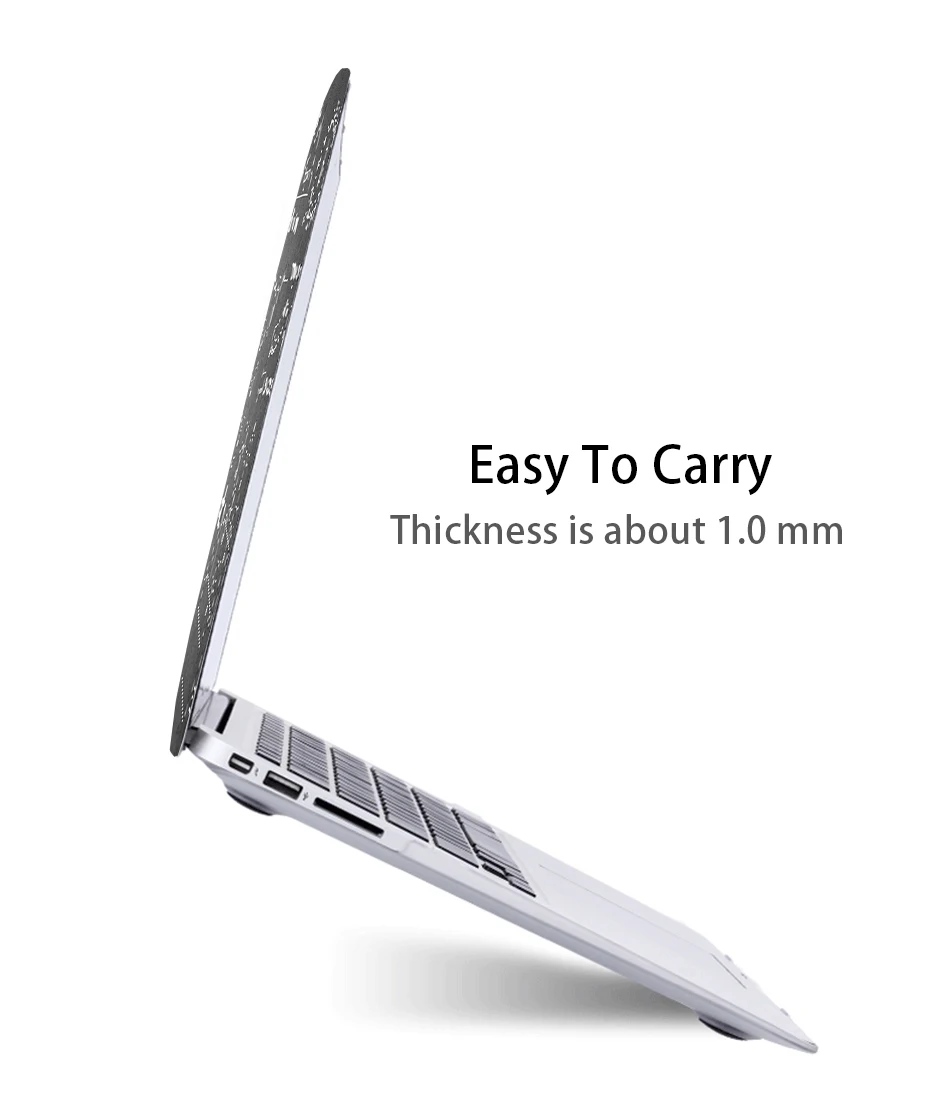 МТТ чехол для ноутбука Apple MacBook Air Pro Retina 11 12 13 15 Touch bar лампочка печатных mac book 12 дюймов жесткий