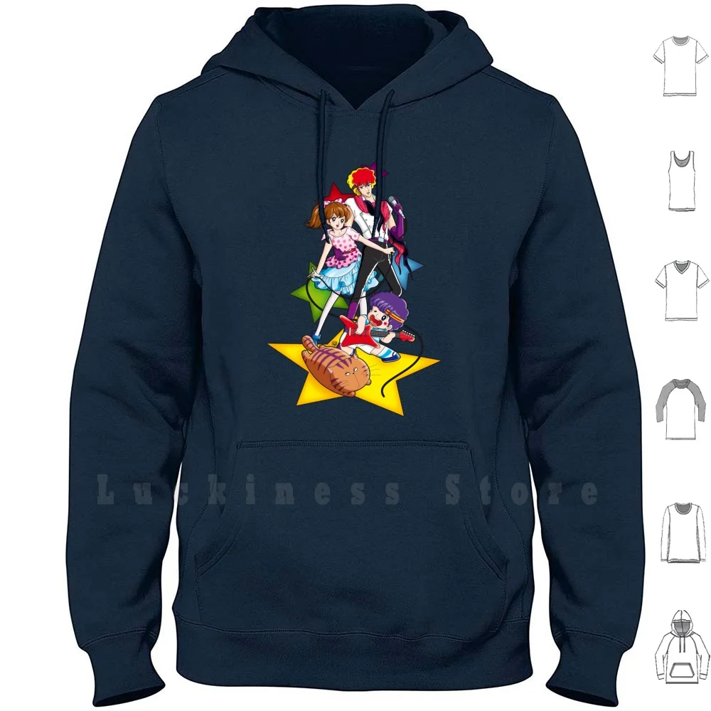 

Ai Shite Knight - Oac hoodies long sleeve Ai Shite Knight Love Me Anime Manga Rock Shoujo Bee Hive Beehive Music