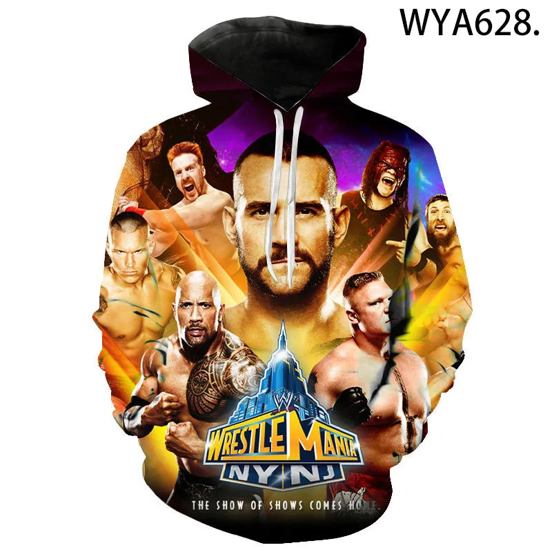 

Толстовки с капюшоном для мужчин и женщин, Детские свитшоты, пуловер с 3D принтом из фильма борьбы, уличная одежда, крутая куртка с длинным ру...