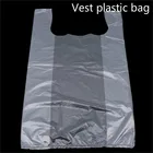 Пластиковые пакеты для супермаркетов с ручкой, 100 шт., полезные пластиковые пакеты для покупок, прозрачные пакеты для покупок, инструменты для упаковки пищевых продуктов