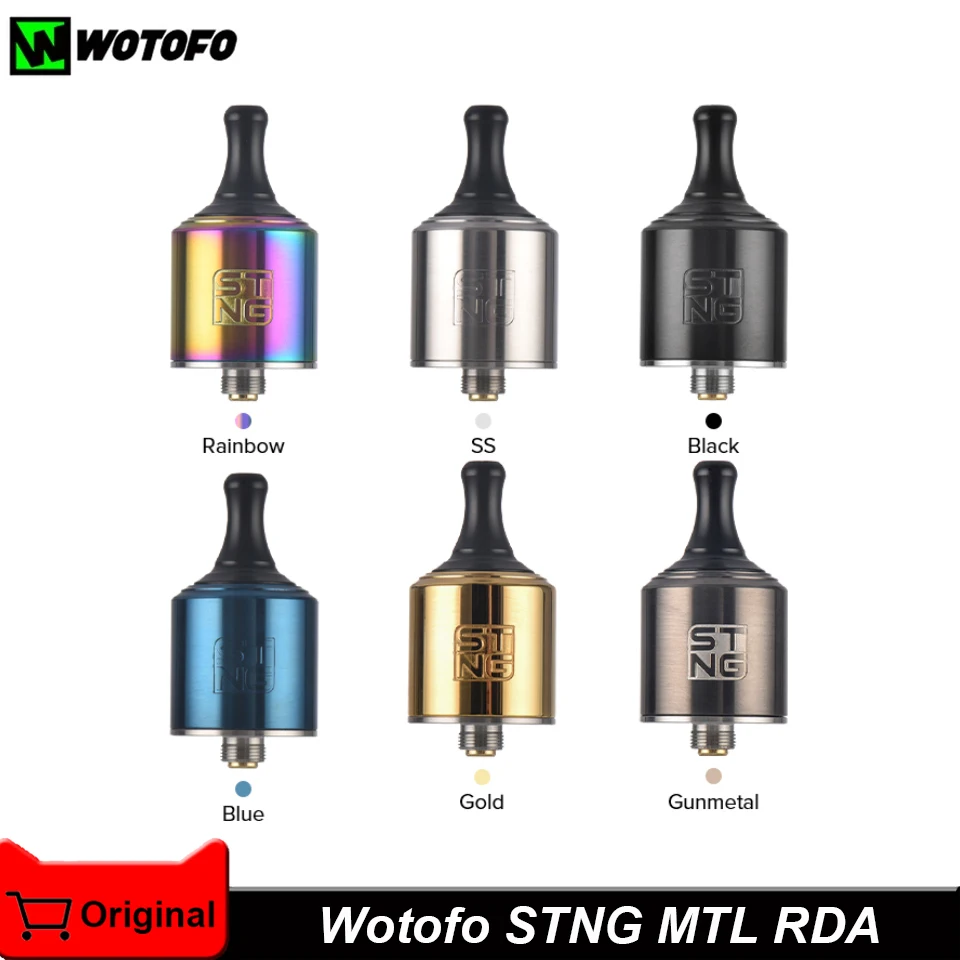 [Распродажа] Wotofo STNG MTL RDA танк 22 мм 0.75ом 1.2ом односторонний air атомайзер 510 резьба