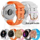 Ремешок силиконовый для наручных часов Garmin Vivoactive 3 Music Vivomove HR, Браслет-аксессуар для Forerunner 245 645 CAME Sq, 18 20 22 мм