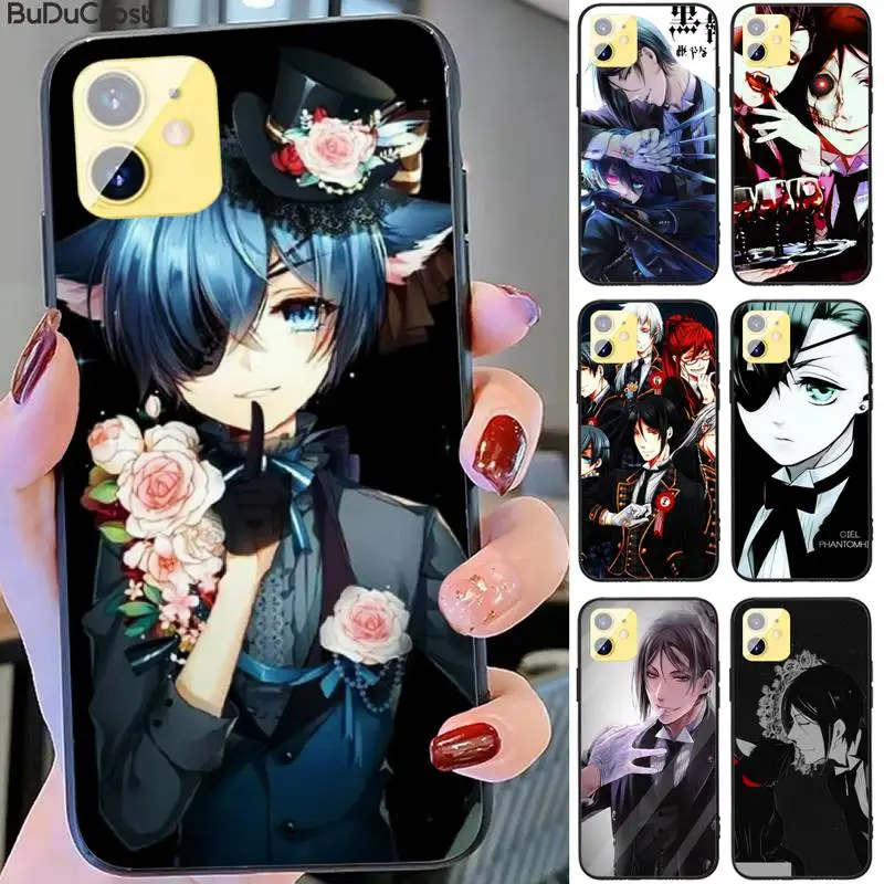

Diseny Anime Black Butler Phone Case for iphone 11 12 Pro 11 Pro Max X XS XR XS MAX 8plus 7 6splus 5s se 7plus SE 2020 case