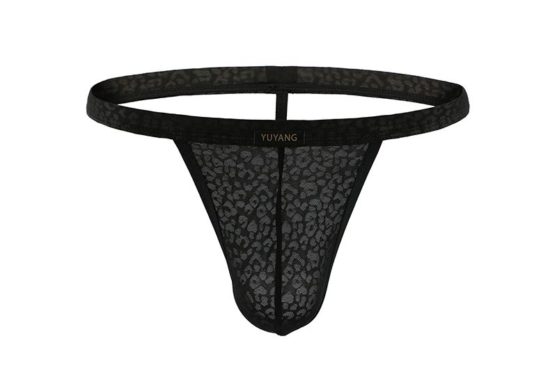 Кружевные стринги трусы-брифы для геев сексуальные сетчатые мужские прозрачные