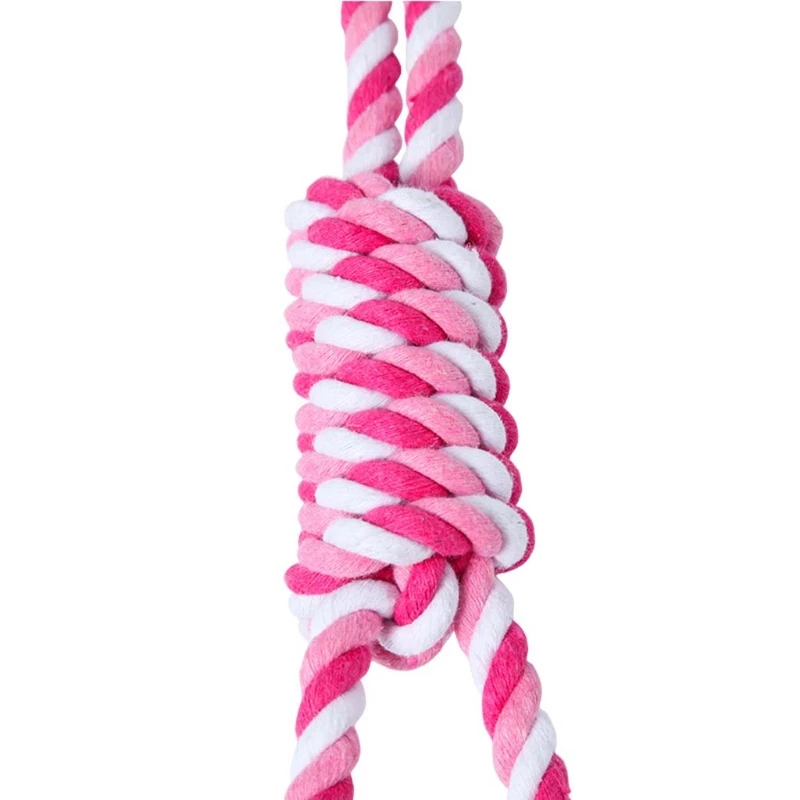 

Interaction Dog Chew Rope Toys Tug of War Washable Durable Cotton for Medium Dog
