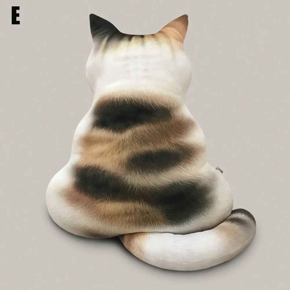 Уютный кошки Подушка силуэт Короткие Плюшевые ботинки ПП хлопка плюшевые куклы