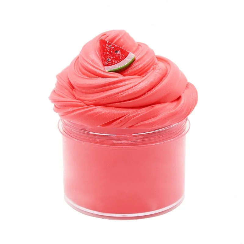 200 мл хлопковый слайм фрукты Лизун грязь игрушка сделай сам пластилин пушистая