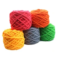 lmdz 1pcs 100gball soft milk cotton blends polyester chenille wool yarn chunky for hand knitting diy crochet hat scarf gloves