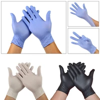 50100pcs disposable nitrile gloves black workkitchen cooking food gloves waterproof dishwashing cleaning hand mechanic gloves