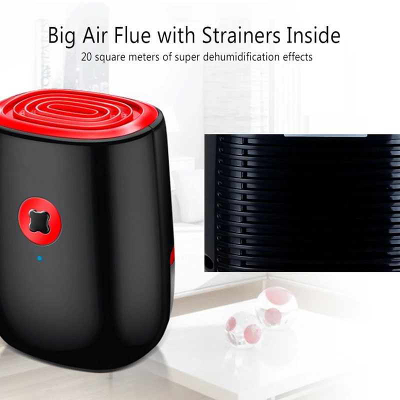 

800Ml Electric Air Dehumidifier For Home 25W Mini Household Dehumidifier Portable Cleaning Device Air Dryer Moisture Absorber Eu