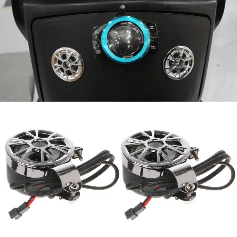 

1 Pair Motorcycle Loudspeaker Car HiFi Full Range Speaker Waterproof Universal