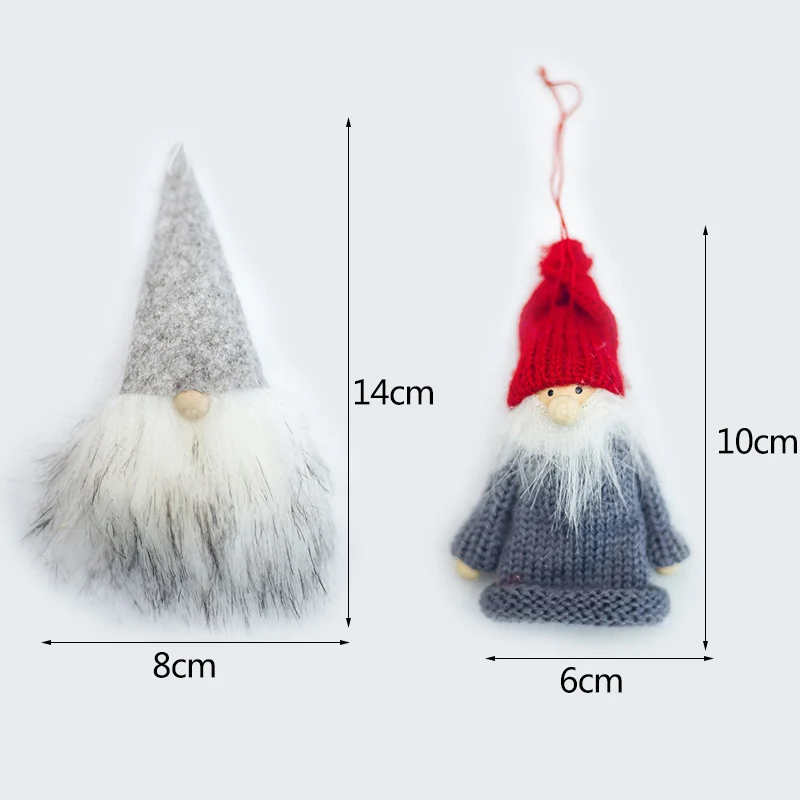 1 шт. модная Рождественская елка украшение подвеска плюшевая кукла зимний