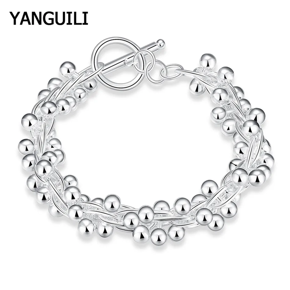 Одежда высшего качества браслеты с подвесками 925 пробы серебряная брошь “гроздь